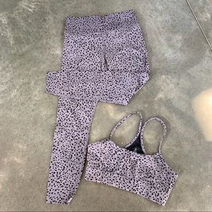 Varley Leggings and Sports Bra Set